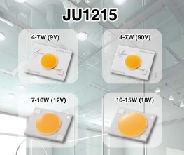 亿光JU COB系列LED新增7W、10W及15W类型