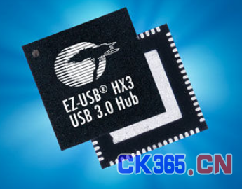 赛普拉斯全新EZ-USB HX3 USB 3.0 Hub控制器