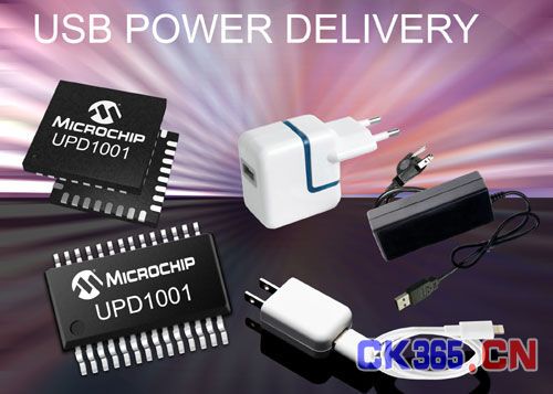 微芯USB供电控制器新增UPD100X系列