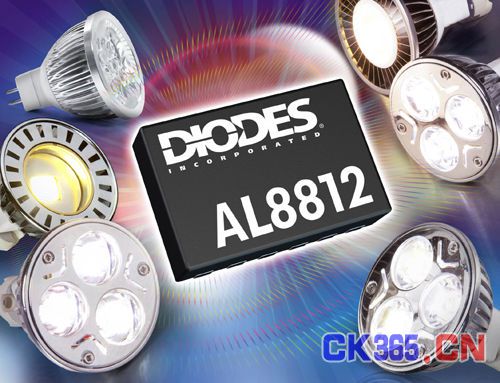 Diodes为MR16 LED提供全新DC-DC转换器