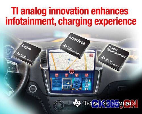 TI七款模拟创新产品提升车载信息娱乐与充电体验